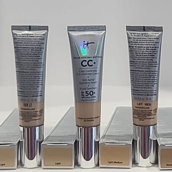 CHOOSE ✅ IT Cosmetics CC+ Cream with SPF 50+ Anti-Aging Foundation ✨ BNIB - Picture 12 of 15